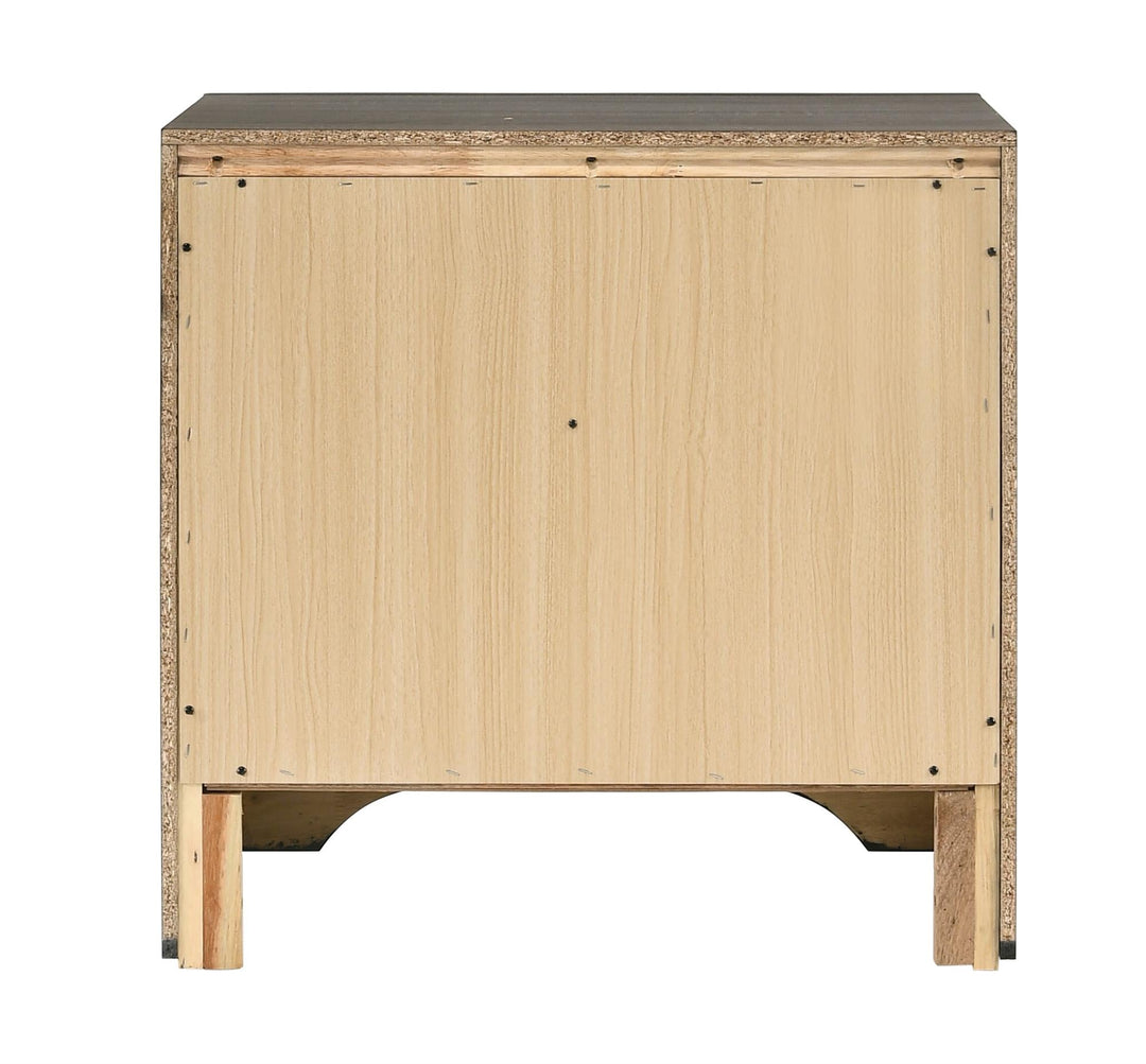 3 Drawer Bedside Table with Dovetail Drawer - Gray