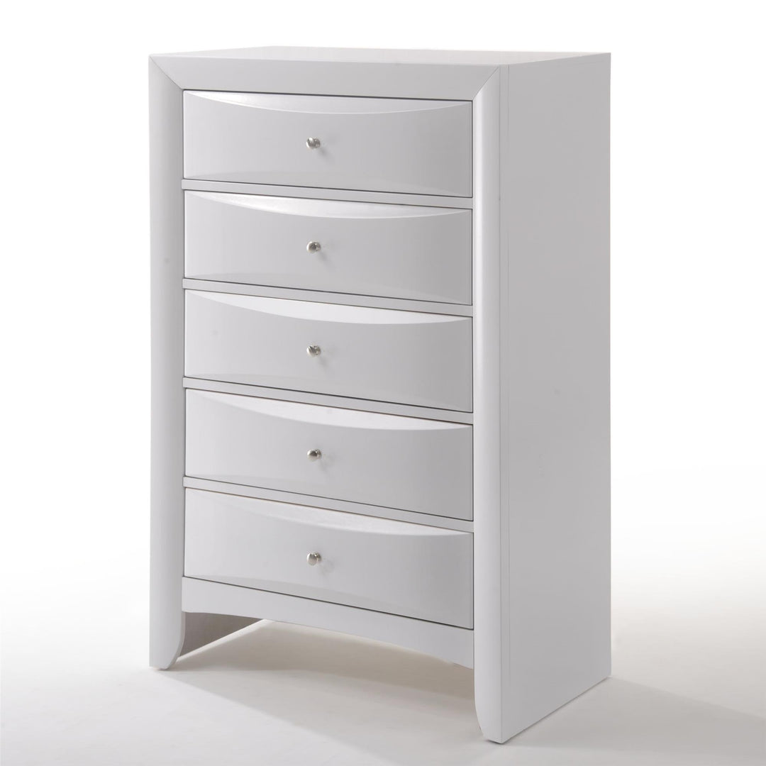 Wooden Chest of Drawers - White