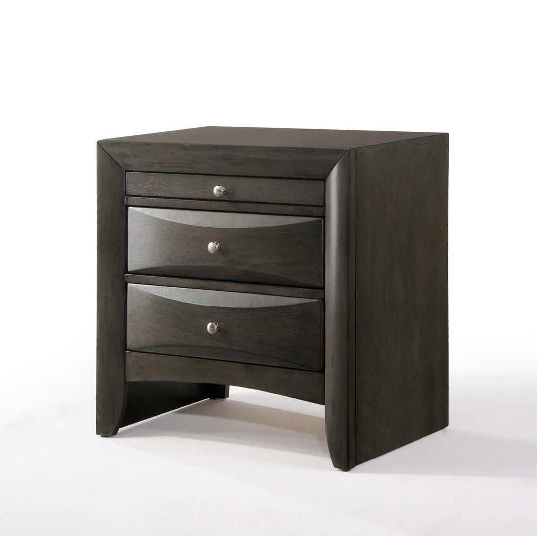 Nightstand with contemporary style - Gray Oak