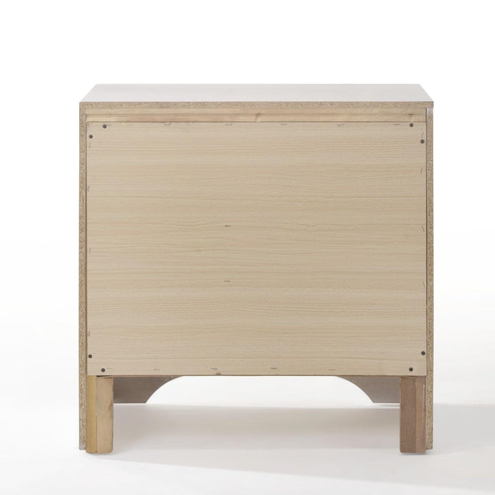 Dovetail Bedside Table with 3 Drawers - White