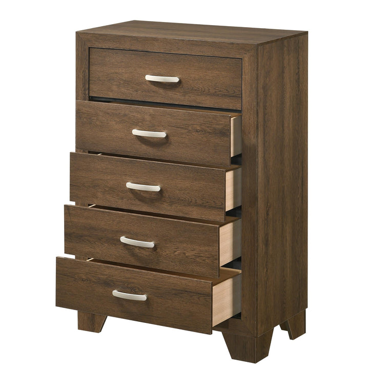 Vintage Wooden Rectangular Dresser - Oak
