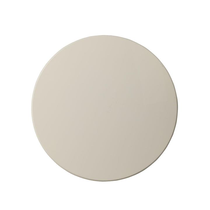 Stylized Leg Round Top Side Table - Antique White