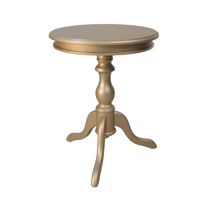 Vintage Style Side Table - Champagne Gold