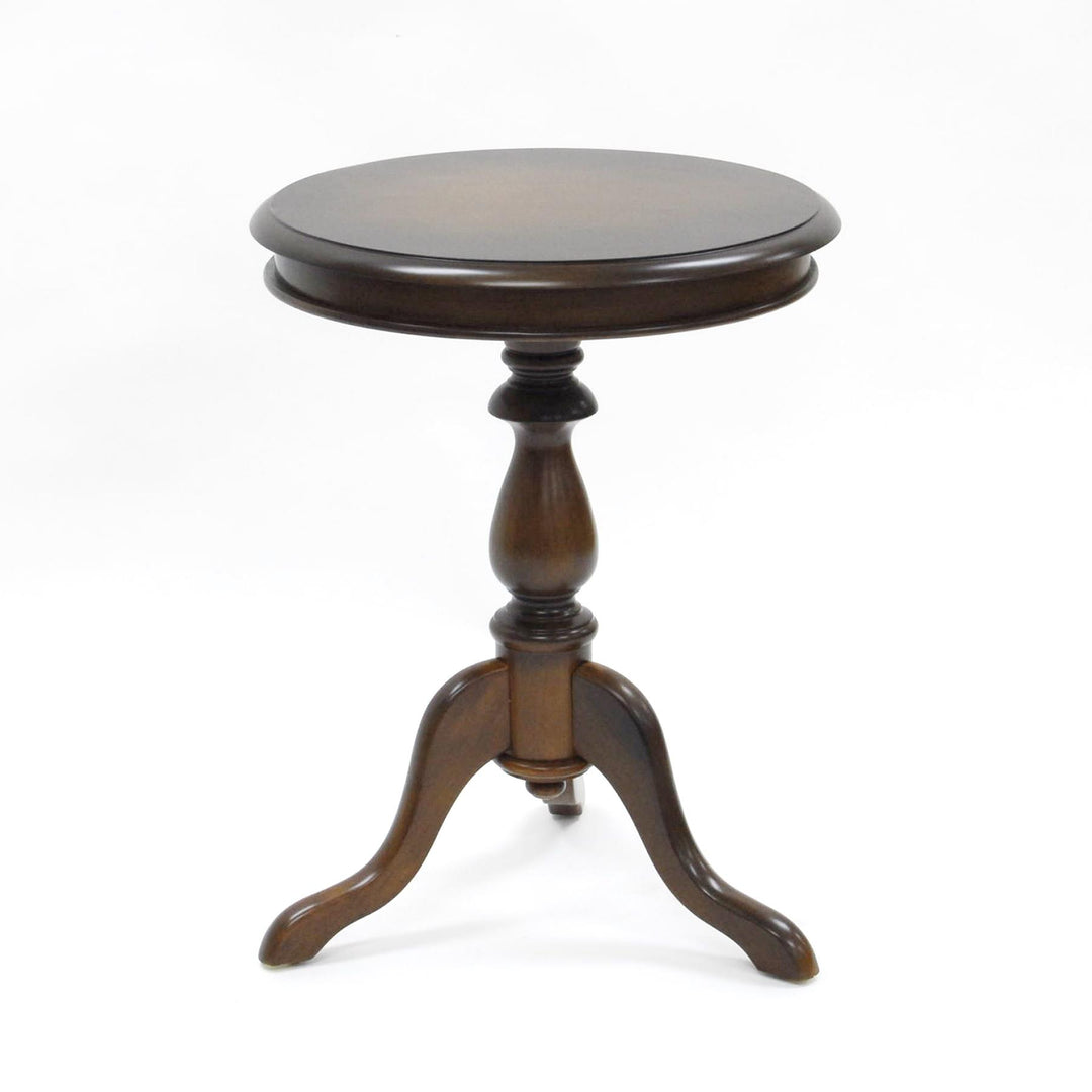 Belmar Traditional Wood Side Table - Chestnut