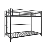 BrEZ Build Collection Easy Assembly Kids Metal Bunk Bed