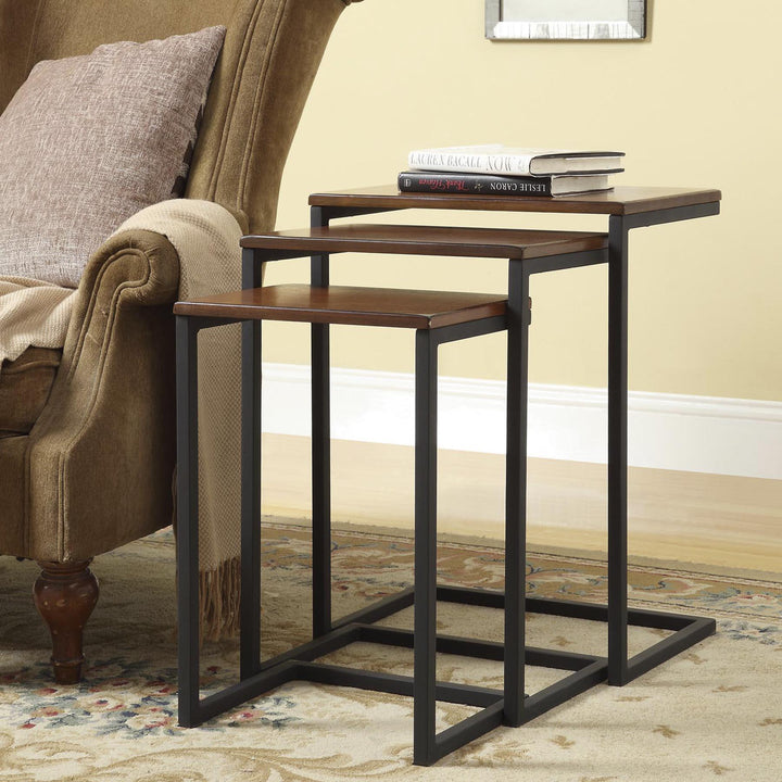 3 Nesting Table Set - Chestnut