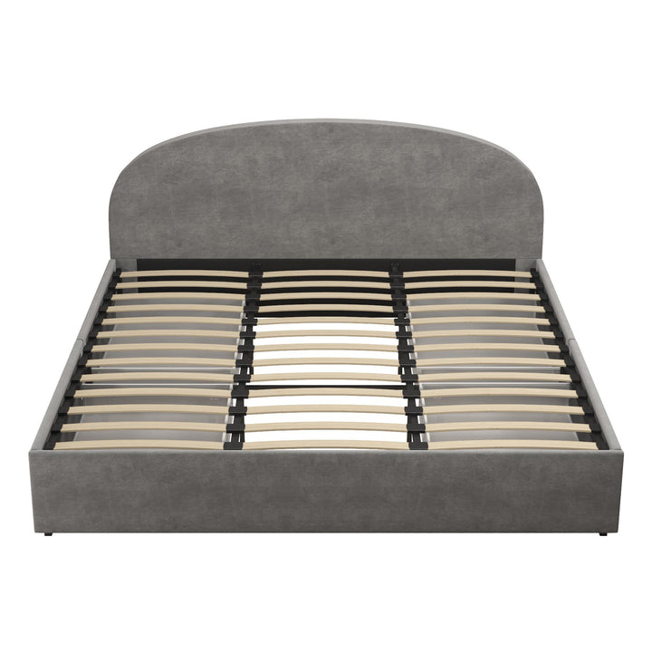 Stylish Moon bed online -  Light Gray  -  King