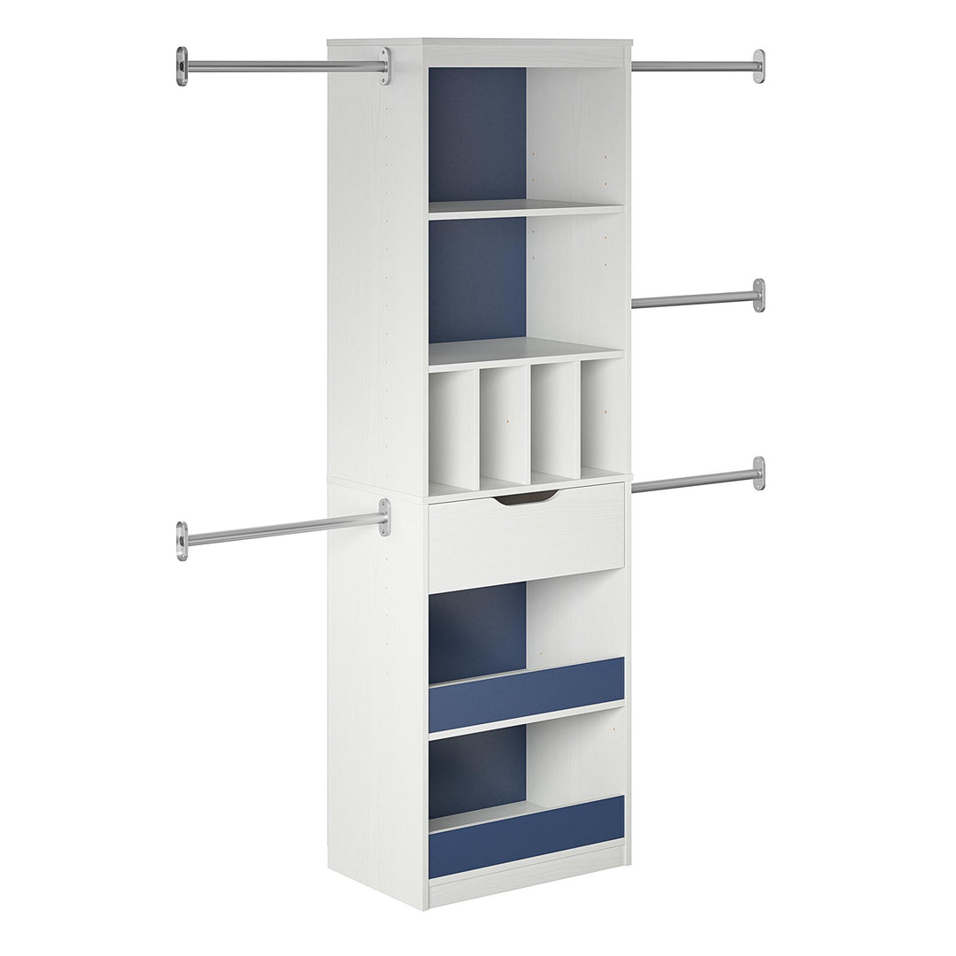 Modern closet designs for efficient storage -  White