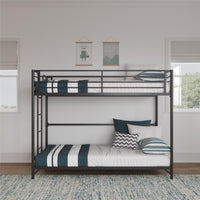 BrEZ Build Collection Easy Assembly Kids Metal Bunk Bed