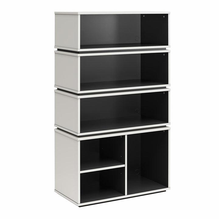 Shadow Gaming & Collectable Display Storage Bookcase - White