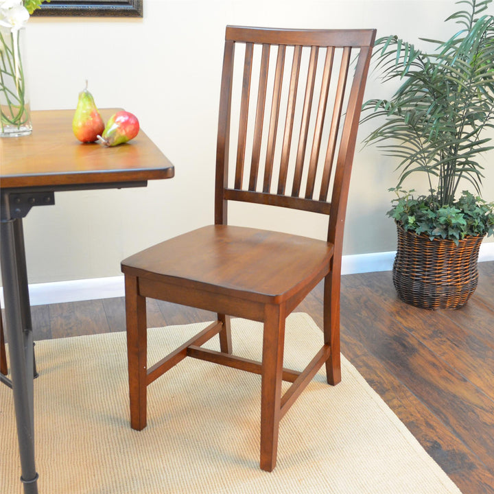 Select Asian Hardwood Chair for Dining Room - Chestnut