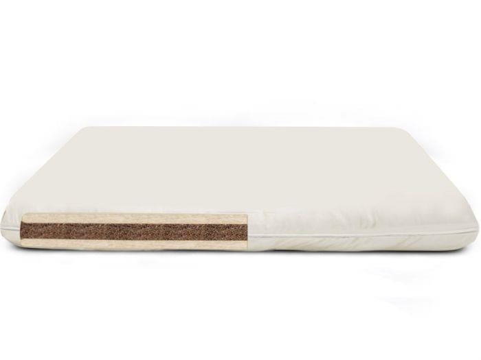 Virgin Wool & Organic Coconut Core Toddler Bed Mattress - N/A - Crib