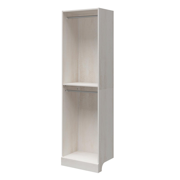 RealRooms Closet and Craft Organizer - Ivory Oak