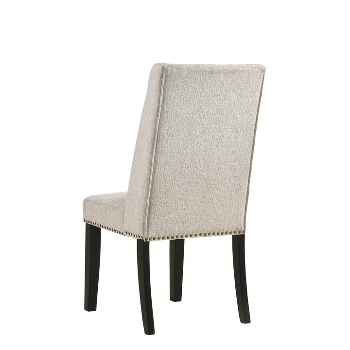 Polyester Upholstered Dining Chair, Set of 2 - Cream