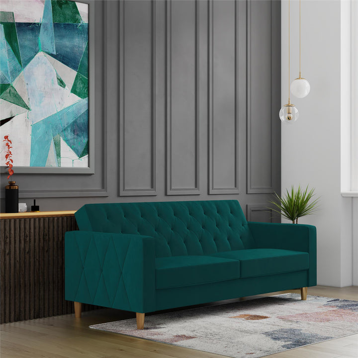 Liberty Futon with Storage - Green