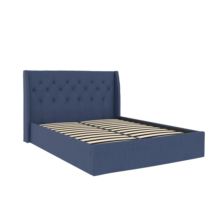 Her Majesty Bed with Storage - Blue - Queen