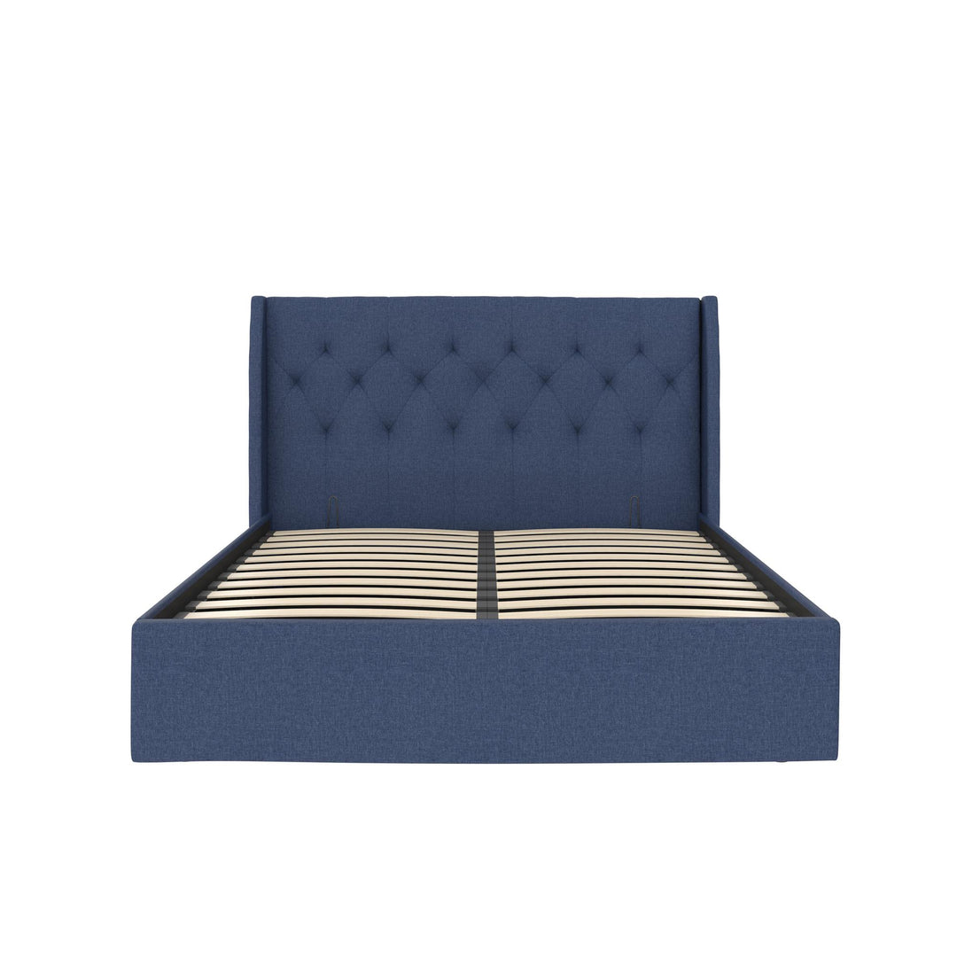 Her Majesty Bed with Storage - Blue - Queen