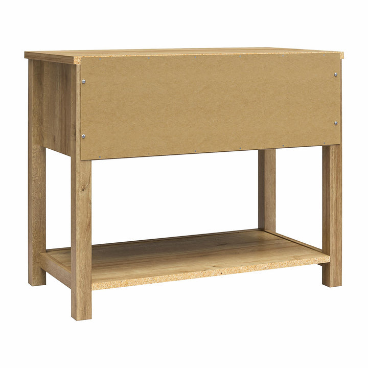 1 drawer bedside tables with design flair -  Natural