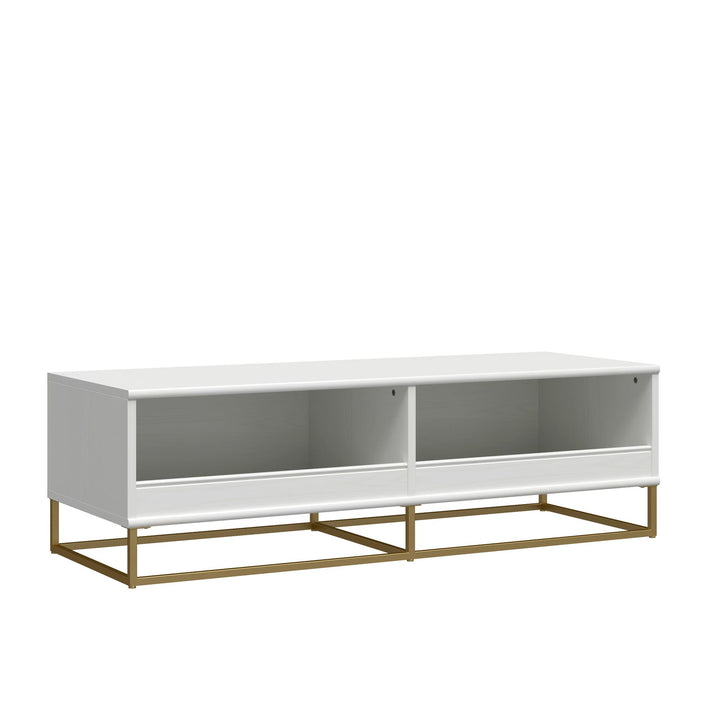 Safe TV stand for children's bedroom -  White