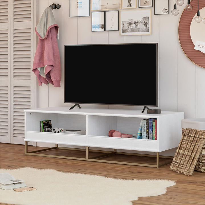 Affordable kids TV stand -  White