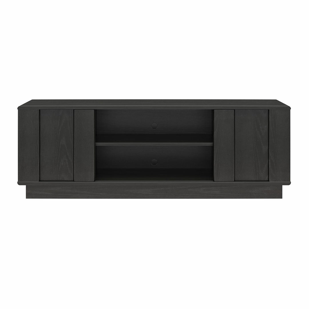 Greenwich TV Stand for TVs up to 65 Inches  -  Black Oak