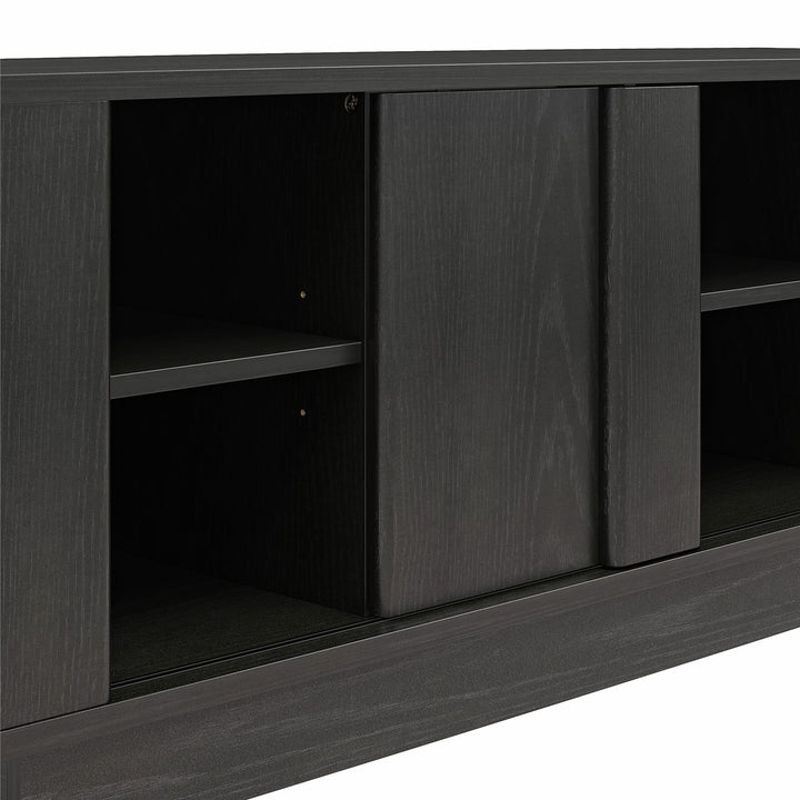 Durable and stylish Greenwich stands -  Black Oak