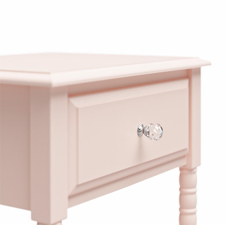 Contemporary design Linden nightstand -  Pale Pink