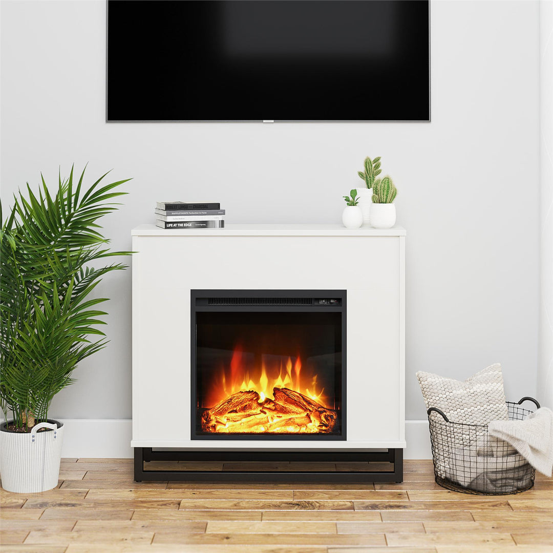 Electric Fireplace for living room - White