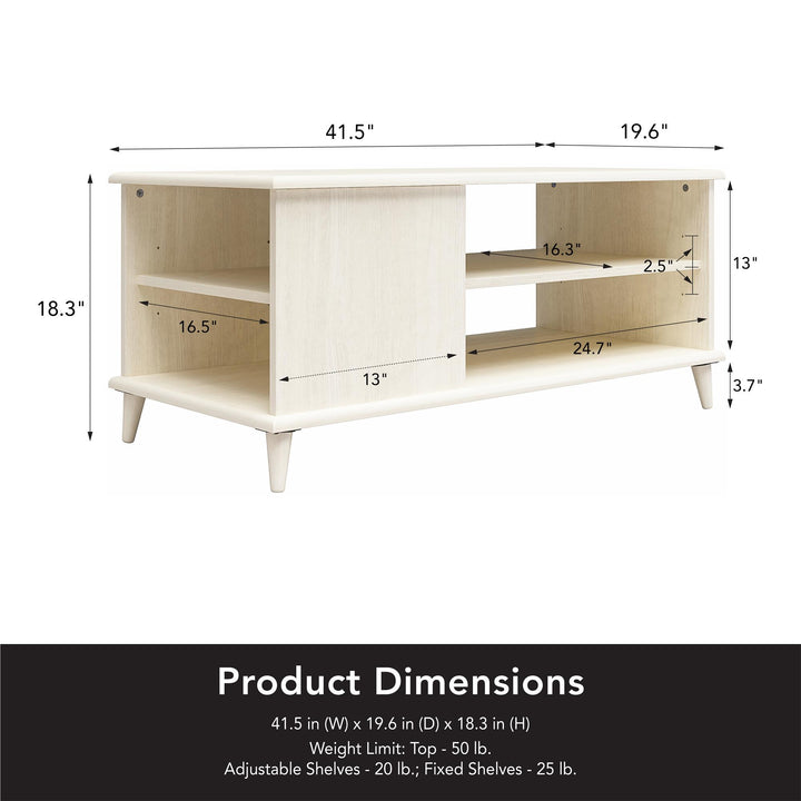 Farnsworth Coffee Table - Ivory Oak