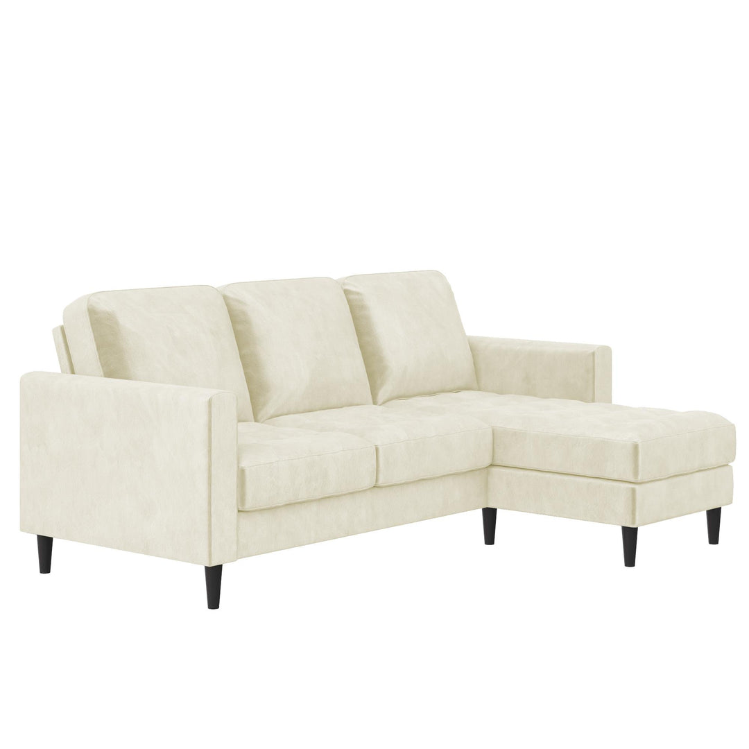 Strummer Reversible Sectional Sofa Couch - Ivory