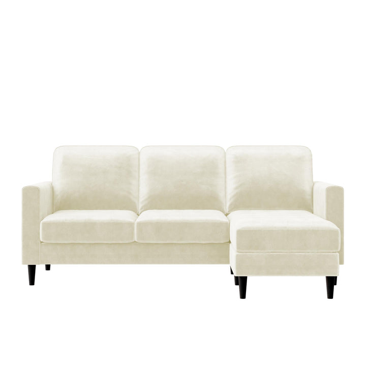 Strummer Reversible Sectional Sofa Couch - Ivory