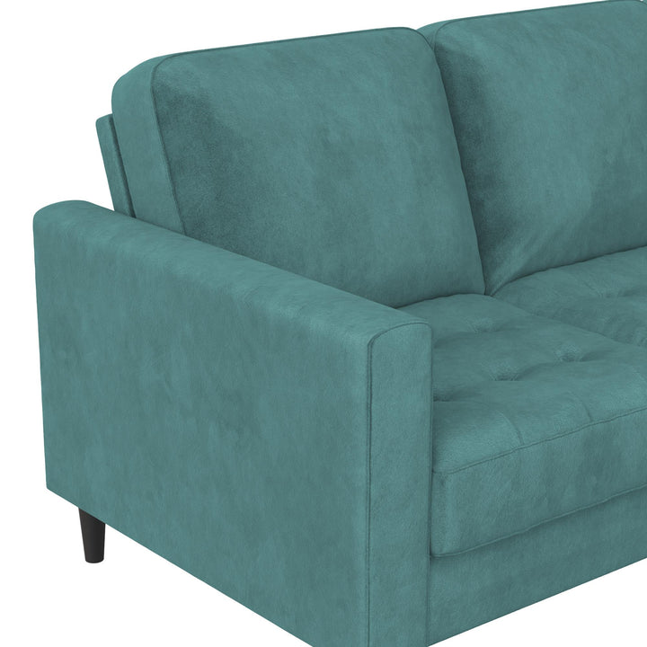 Strummer Reversible Sectional Sofa Couch - Light Green