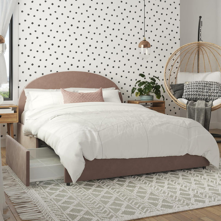 Comfortable Moon bed online -  Blush  -  Full