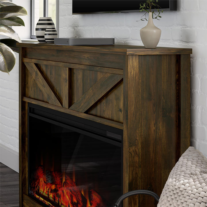 Modern fireplace designs for farmhouse style -  Century Barn Pine