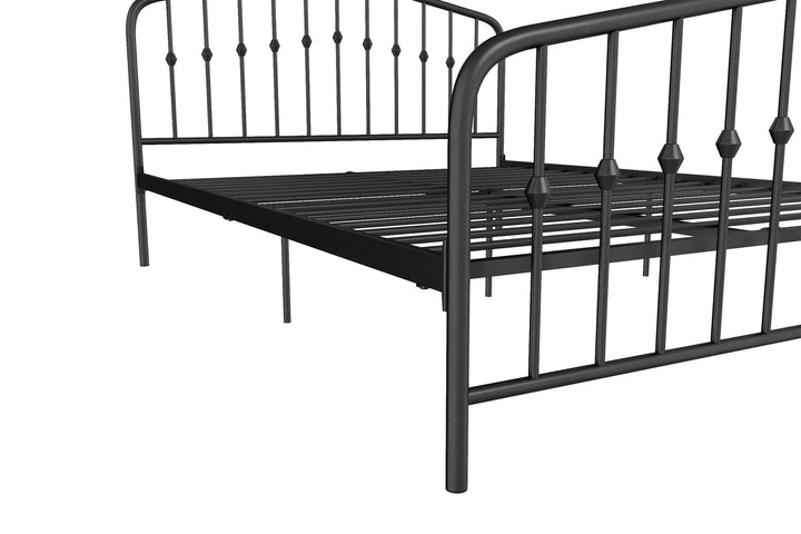 Bushwick Metal Bed - Black - Queen