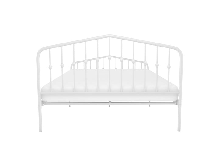 Bushwick Metal Bed - White - Queen