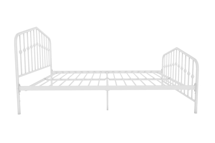 Bushwick Metal Bed - White - Queen