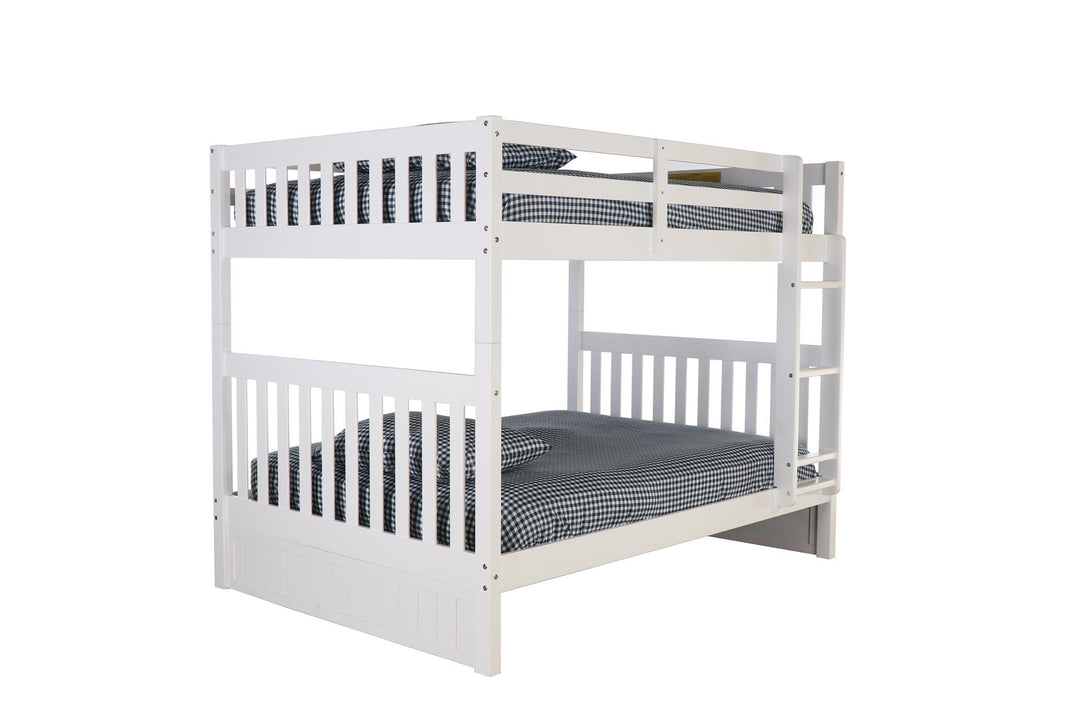 Full/full bunk setup -  White
