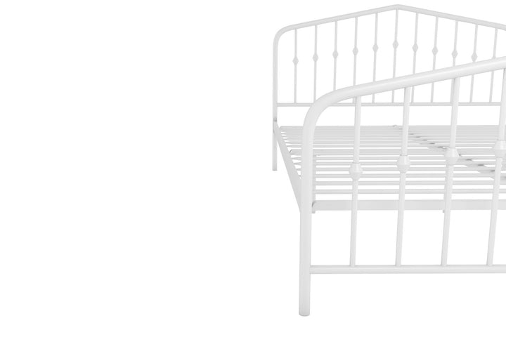Bushwick Metal Bed - White - Queen