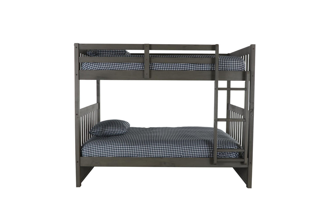 The Savannah Full over Full Bunk - Charcoal