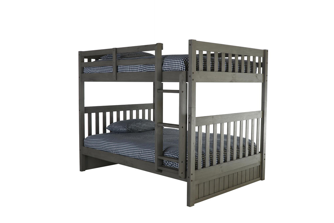 Double over double bunk bed - Charcoal