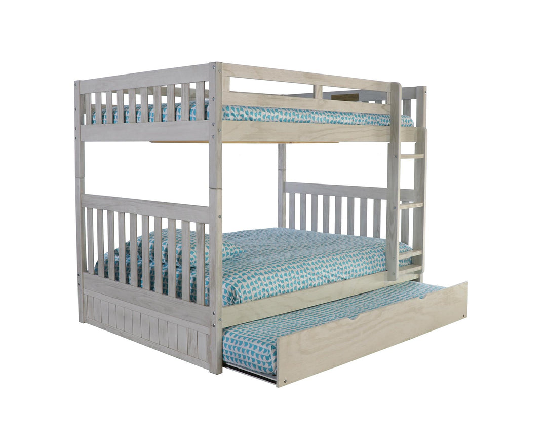 Full-size bunk bed with trundle - Ash