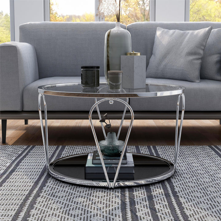 31 inch coffee table - Chrome