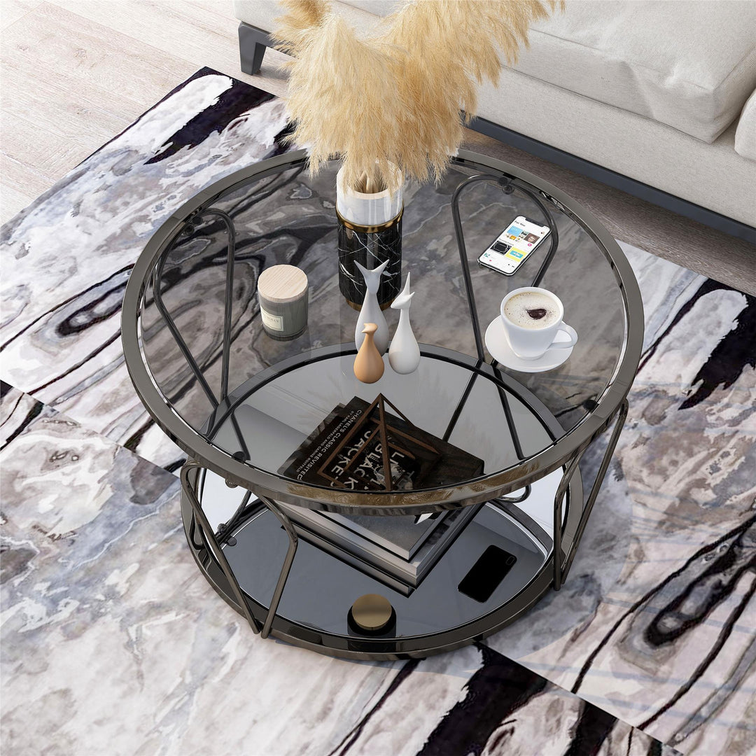 clairemont coffee table - Black / grey