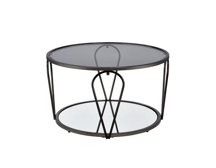 clairemont oval coffee table - Black / grey