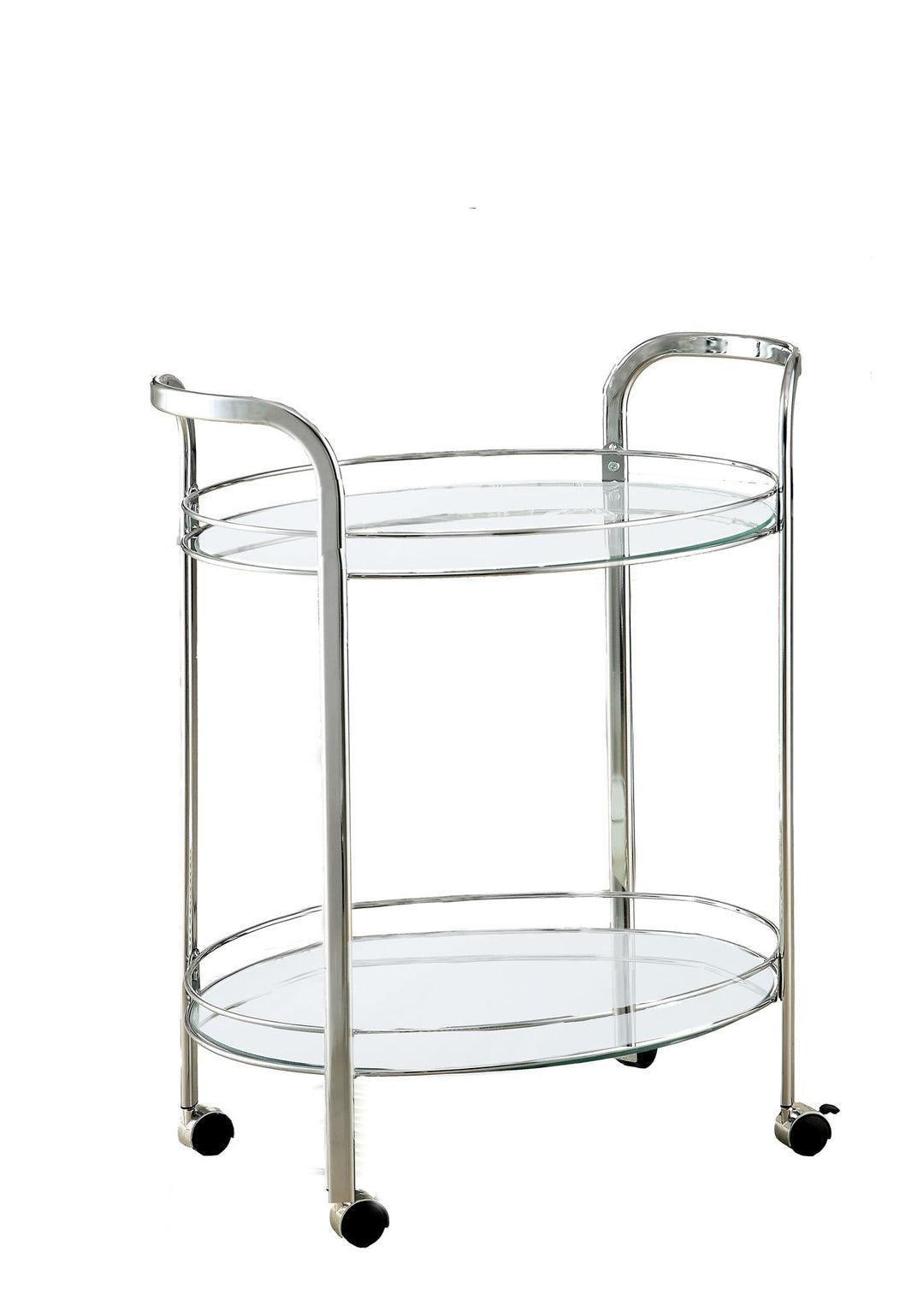 rolling kitchen cart - Chrome