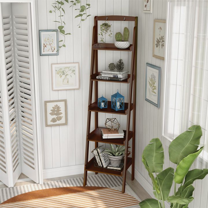 ladder style bookcase - Espresso