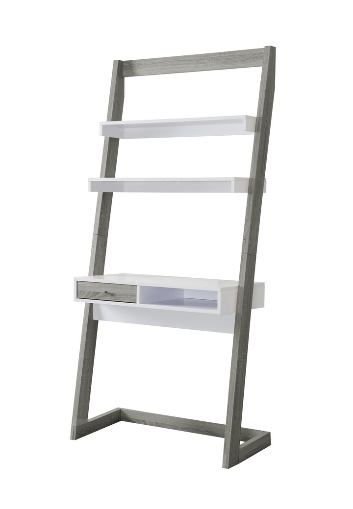 leaning desk with drawer - Grey