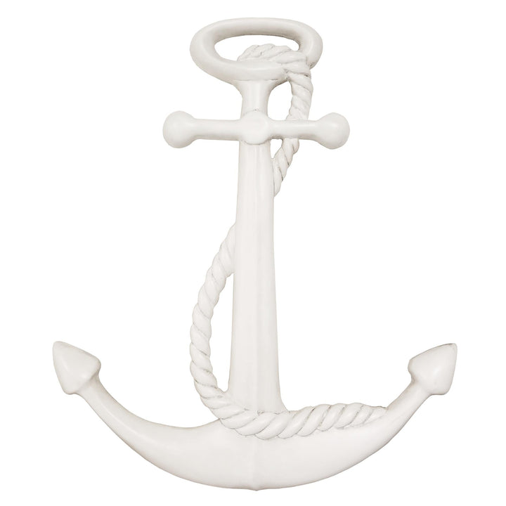 glass top Round Anchor End Table - N/A