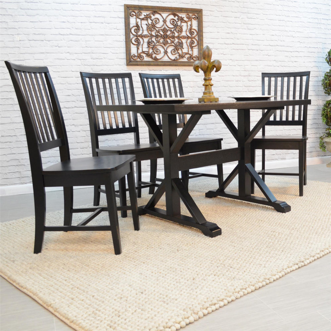 30 x 48 dining table - Black